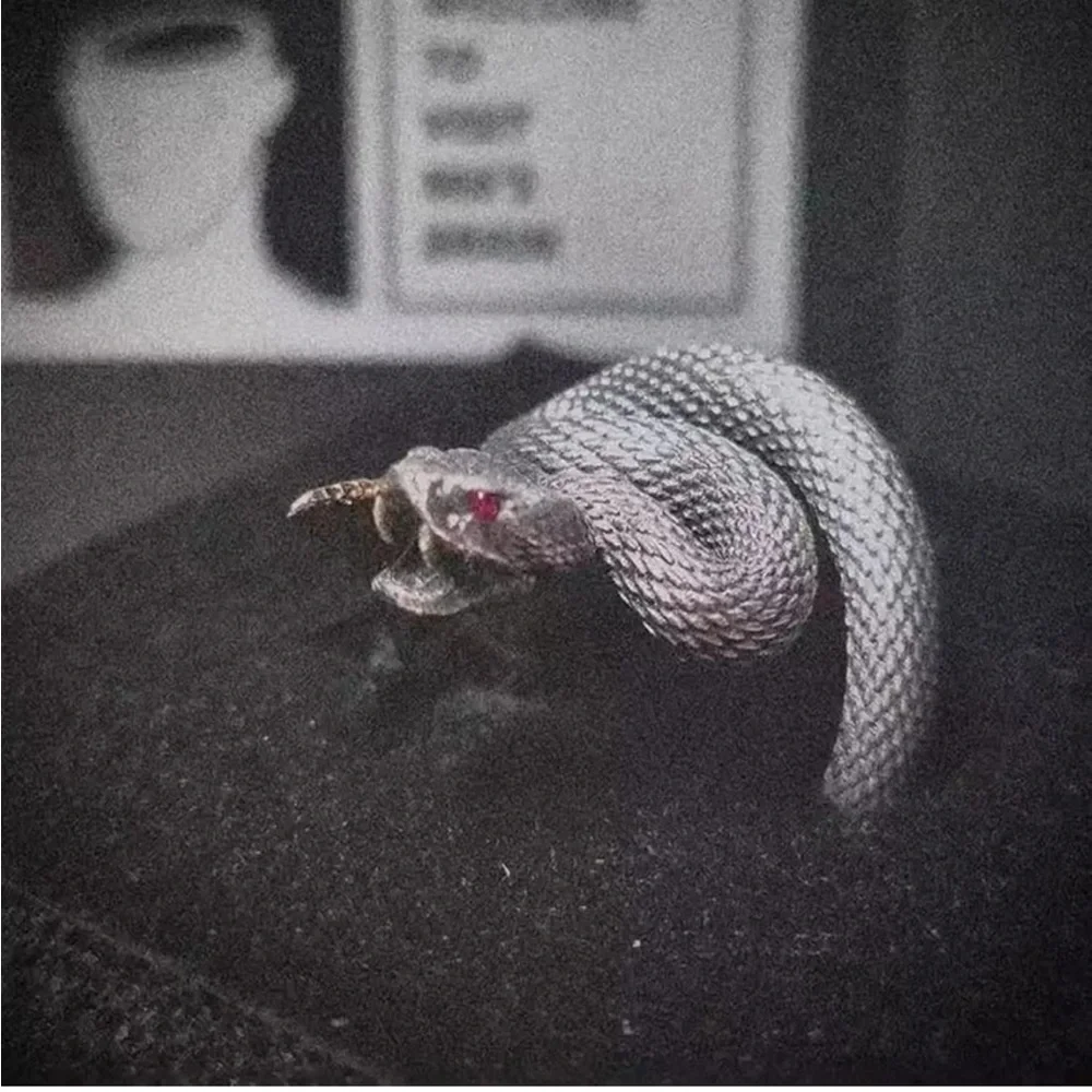 S925 Sterling Silver Snake Ring